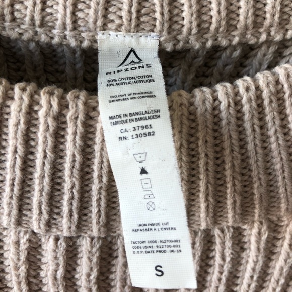 Taupe knit sweater - Picture 4 of 9